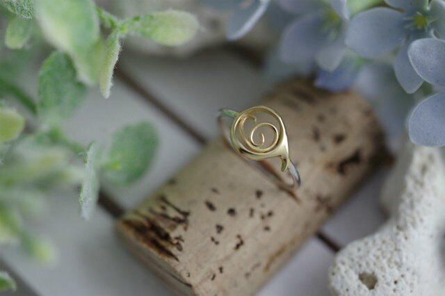 number 6 ring (K14 plating)の画像1枚目