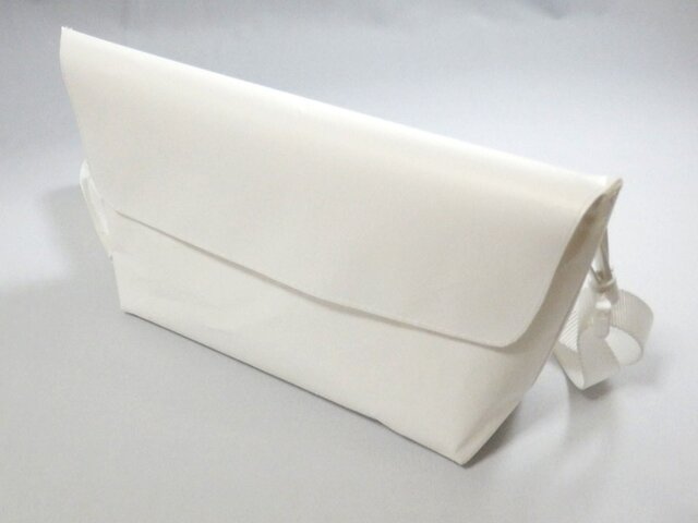 Paper Shoulderbag mini 「white」の画像1枚目