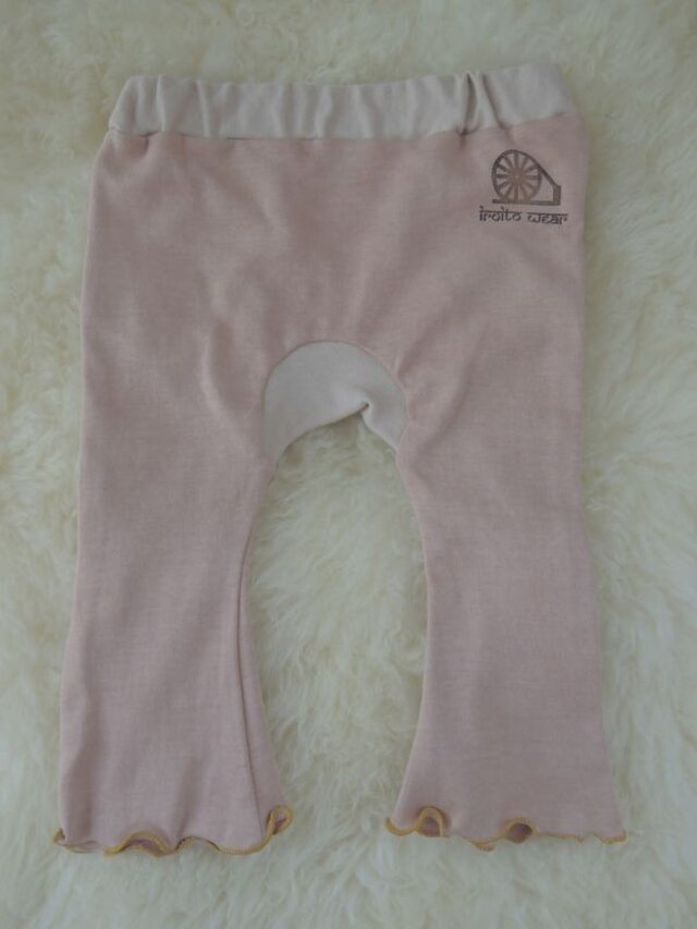 Padma Baby Monkey Pants　茜色×べんがら色