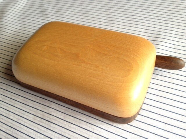 木のバターケース MWの画像1枚目