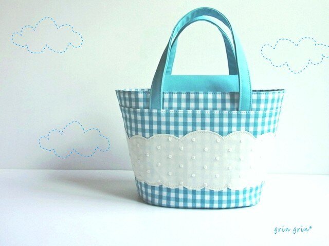 Bleu ciel 青空バッグの画像1枚目