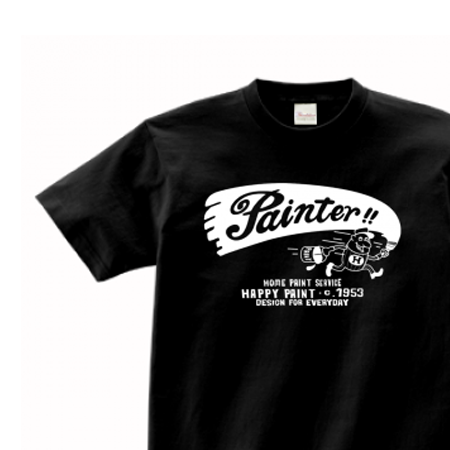 ペイントマン 片面 150.160.(女性M.L) S~XL【受注生産品】の画像1枚目
