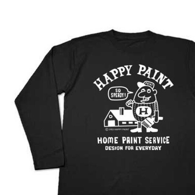 ペイントマン 片面 長袖Tシャツ【受注生産品】の画像1枚目