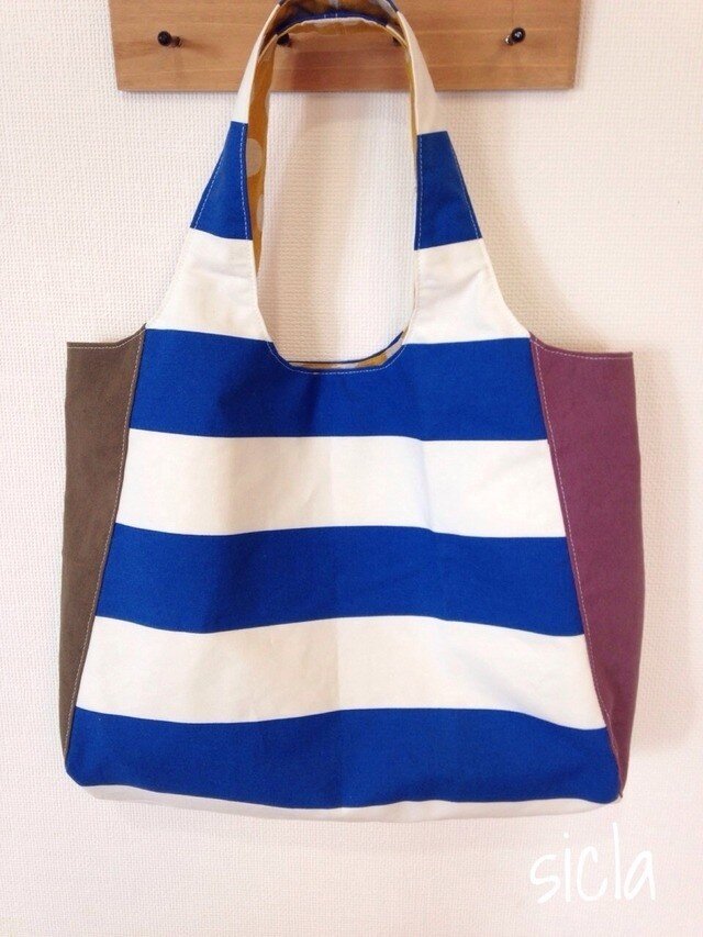 BORDER × COLOR トートバッグ B