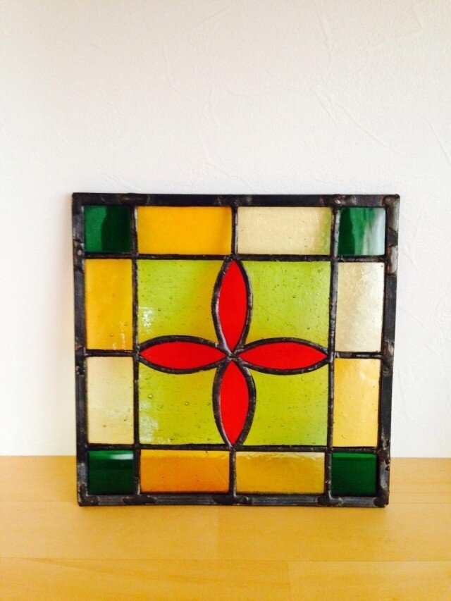 幾何学模様のパネル(yumi saiki)