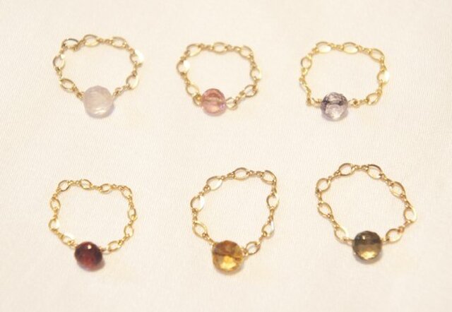 chainette de bouton(6種類)の画像1枚目