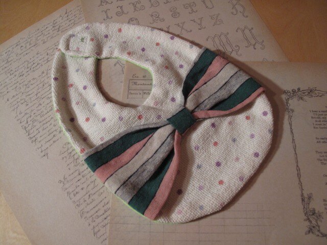 私のおめかしRibbon Bib no.01の画像1枚目