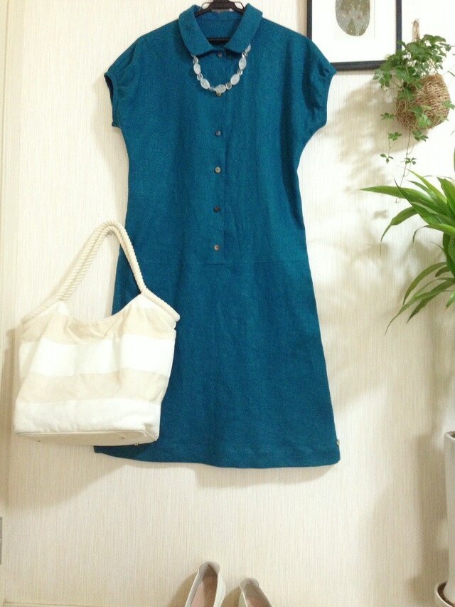 リネン１００％ローウエストワンピースNABE様専用注文欄