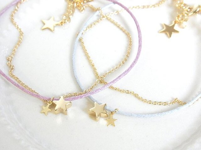 星降るブレスレット tiny starの画像1枚目