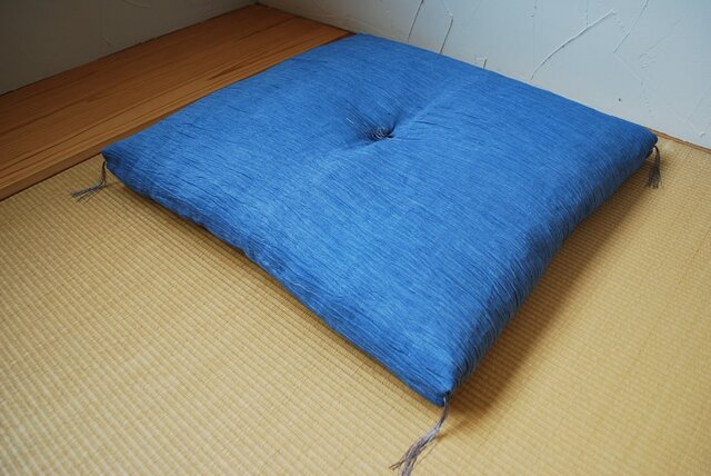 本麻ちぢみ座布団(5枚組)近江の画像1枚目