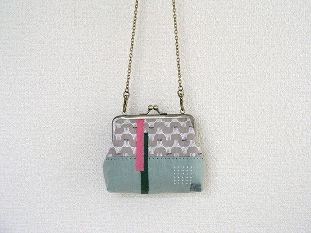 ★SALE★お出かけがま口 "Good days"の画像1枚目