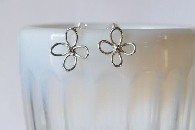 ★再販★Flower Pierce(silver)の画像1枚目