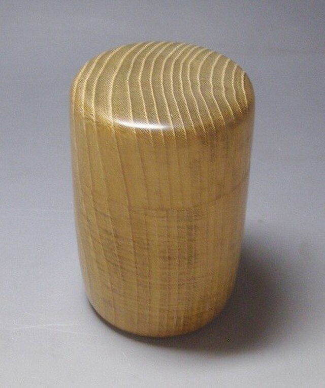 本桑縮み杢茶筒の画像1枚目