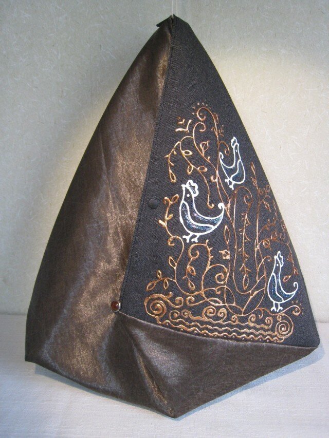 Hand Bag "こぬれ柄"/しろう(銅色)の画像1枚目
