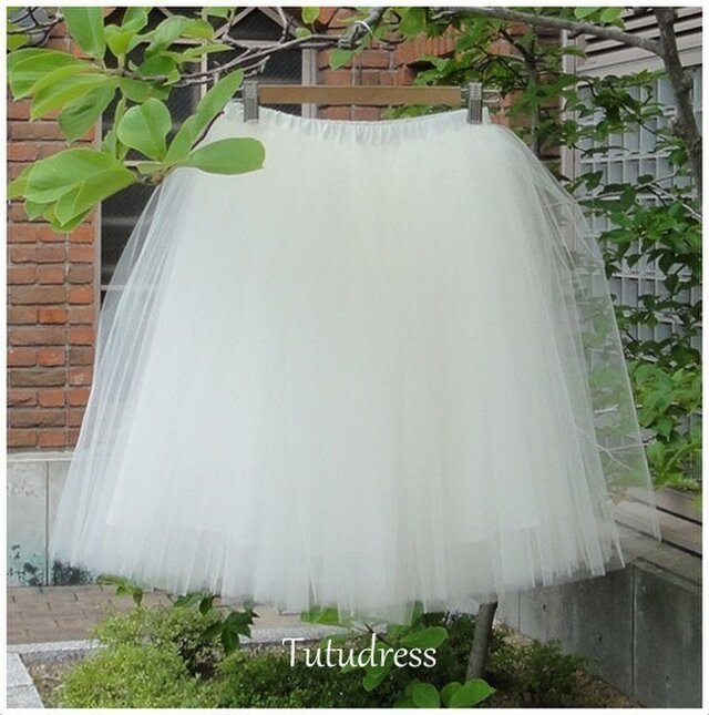 ★SALE ふわふわホワイト Floating White Tutudressの画像1枚目