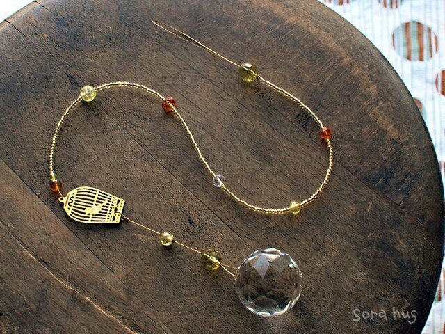 サンキャッチャー カナリア Iichi ハンドメイド クラフト作品 手仕事品の通販