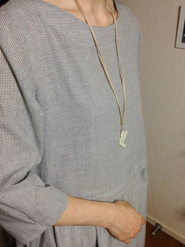 綿ローン生地ワンピース Iichi ハンドメイド クラフト作品 手仕事品の通販