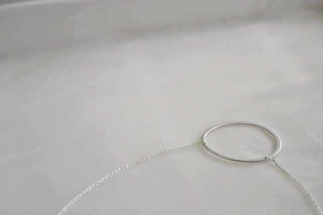 S.goさま専用作品 hoop〜フープネックレスの画像1枚目