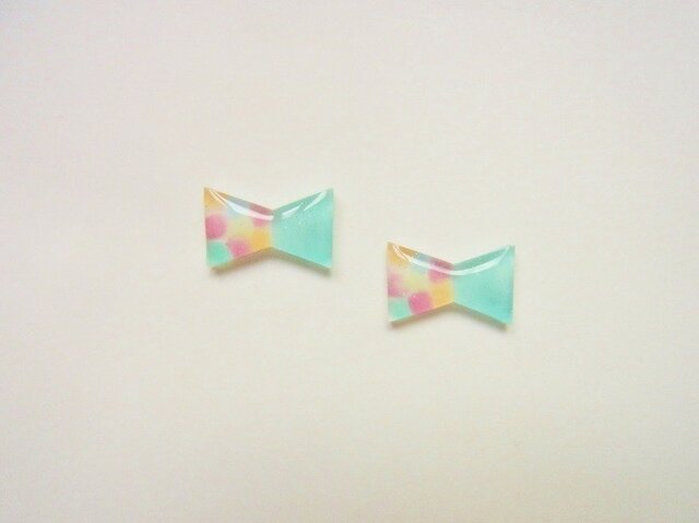 リボンピアス・イヤリング *ice fruits*の画像1枚目