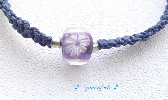 french color hemp braceletの画像1枚目