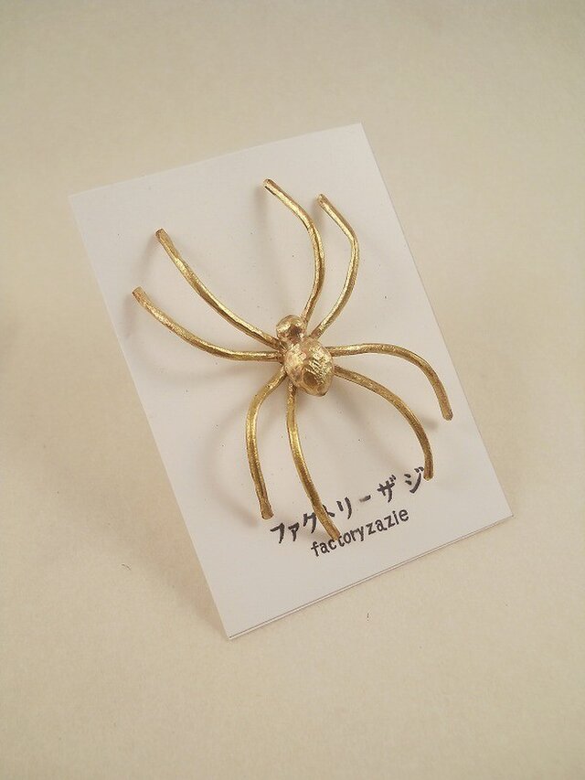 「蜘蛛」ピンバッヂの画像1枚目