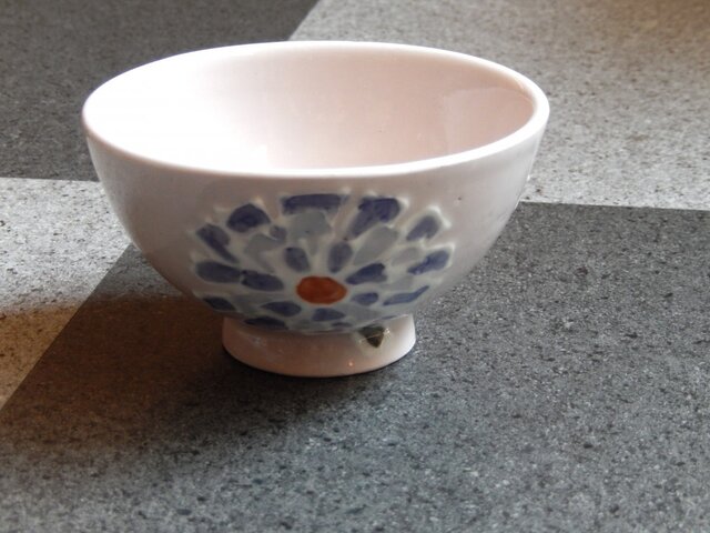 桜土のお茶碗(あじさい)の画像1枚目