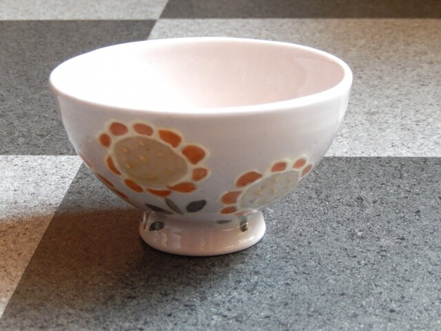 桜土のお茶碗(ひまわり)の画像1枚目