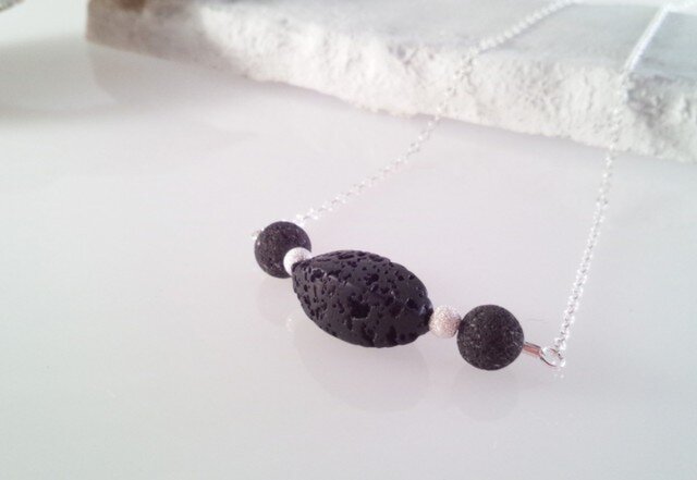 溶岩+Silver Necklace Lの画像1枚目