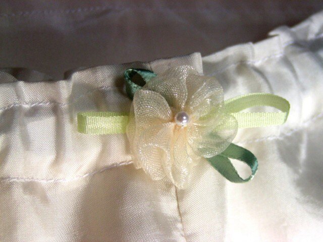 和装肌着 絹のローライズパンツタイプ裾よけ(ステテコ型)の画像1枚目