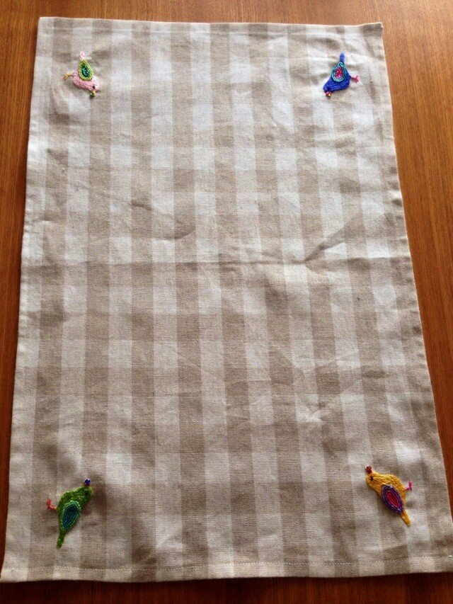 Tさまオーダー☆リネンのテーブルクロスの画像1枚目