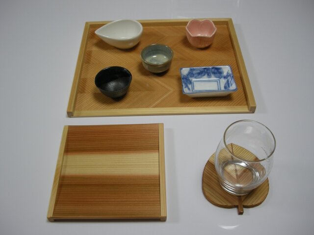 杉の木の皿(中皿)の画像1枚目
