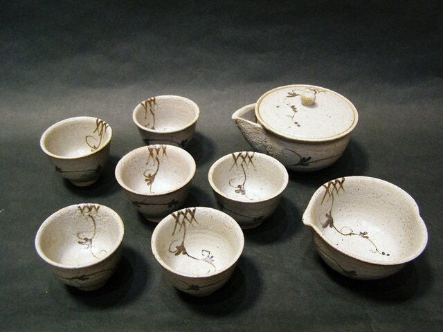 絵唐津煎茶セットの画像1枚目