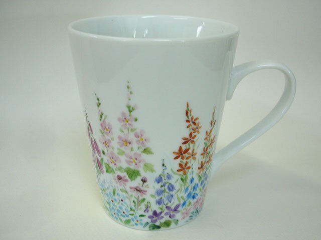 「草花の庭」マグカップ(2)の画像1枚目