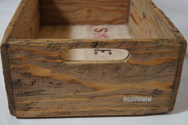 レトロ木箱☆手描き | iichi 日々の暮らしを心地よくする