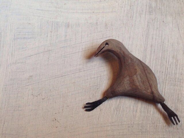 キトリカの鳥バッジ(ブローチ)の画像1枚目