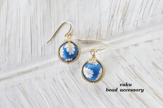 ニコ花ピアス(cuc-1422 P)の画像1枚目