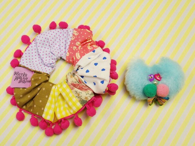 ねこちゃんシュシュの画像1枚目