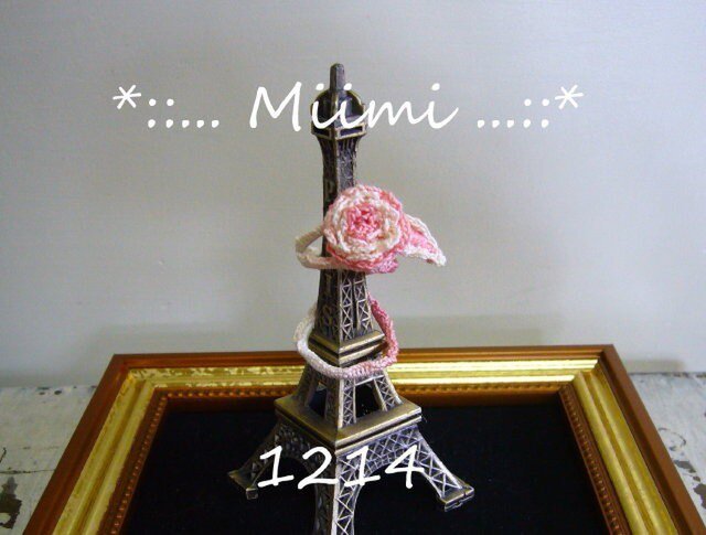 *:. 指先に薔薇 ♪ ワイヤ-入り指輪 182 .:*の画像1枚目