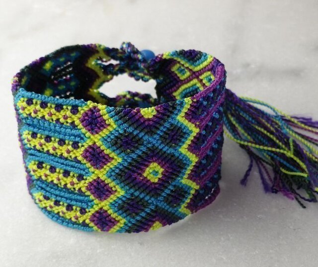 マヤ末裔が作るミサンガを脱着可能に 大 No0 Iichi ハンドメイド クラフト作品 手仕事品の通販