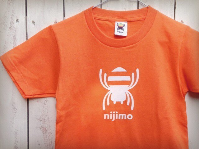 nijimo KIDS Tシャツ〈オレンジ〉の画像1枚目