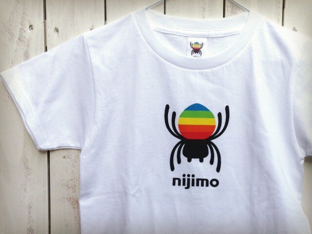 nijimo KIDS Tシャツ〈ホワイト〉の画像1枚目