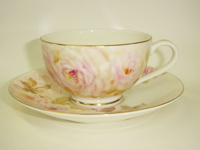 はんなり薔薇のカップ&ソーサー(1)の画像1枚目