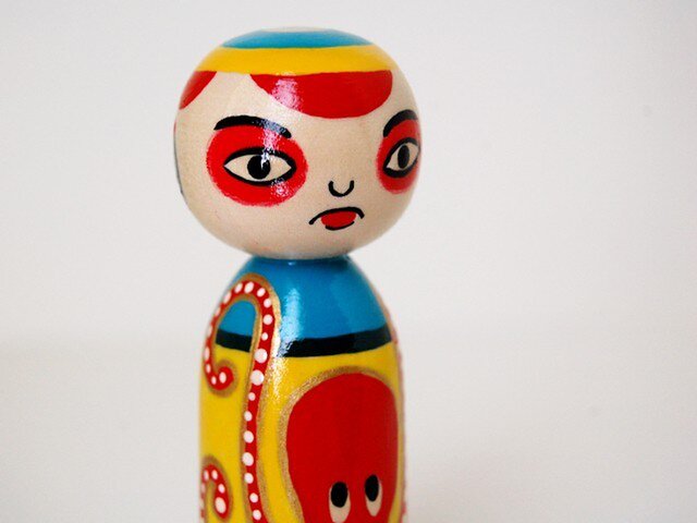 中ノ沢こけし たこ坊主