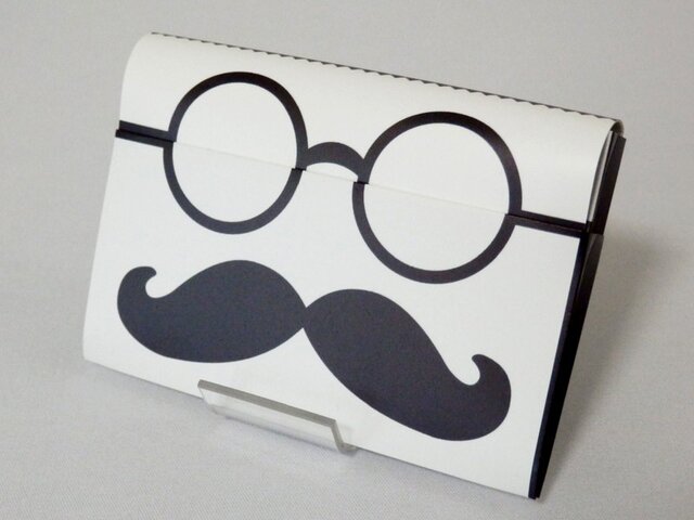 Paper Cardcase「ひげめがね」の画像1枚目