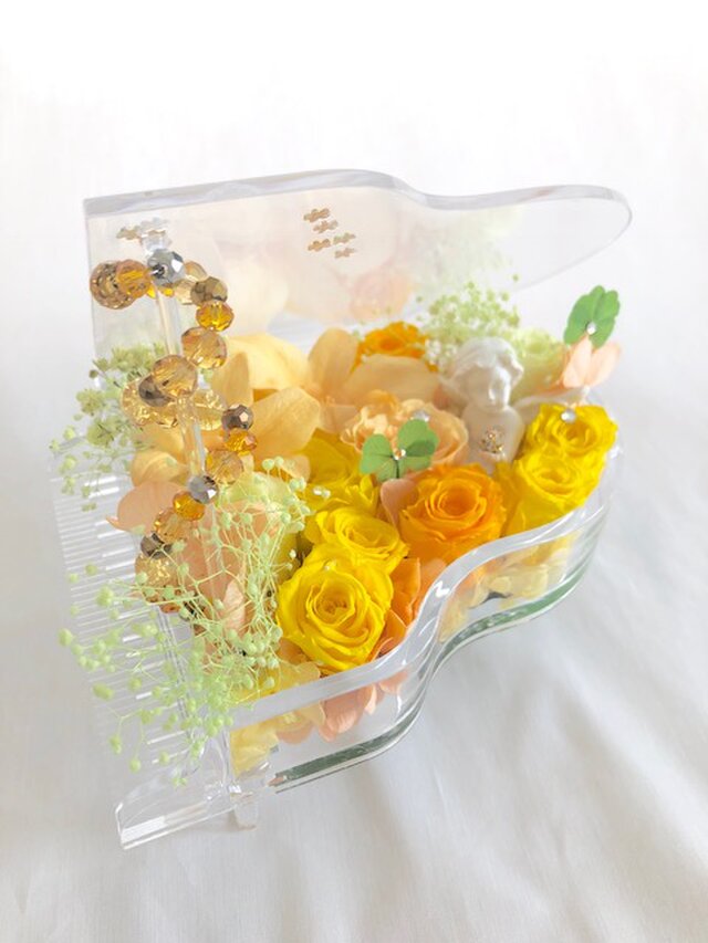 【プリザーブドフラワー/グランドピアノシリーズ】の画像1枚目