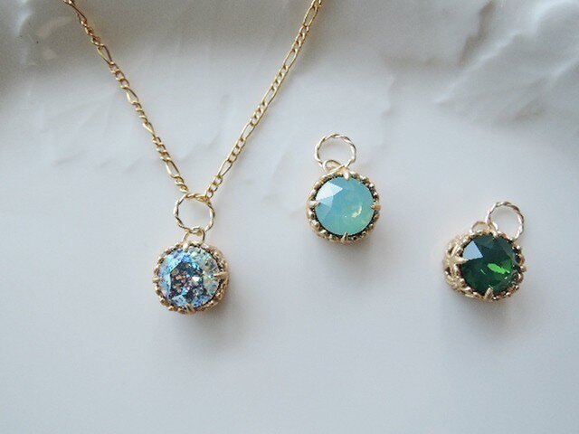 再々販 14kgf製☆スワロフスキーチャーム☆ 3種（393） | iichi 日々の