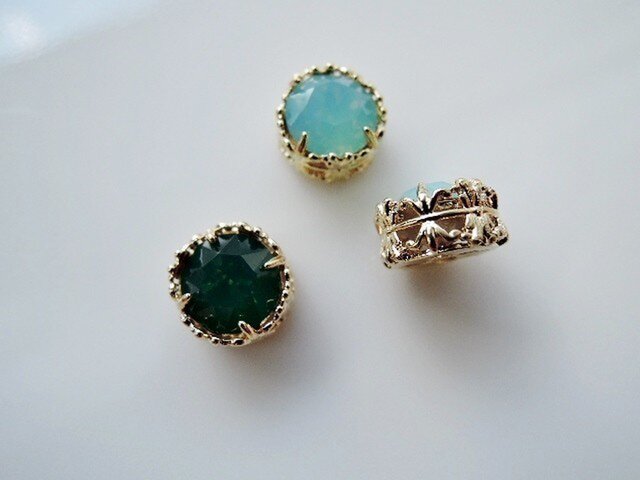 【専用】✴︎14kgfフラワーカービングチャーム2点 専用】✴︎14kgfフラワーカービングチャーム2点