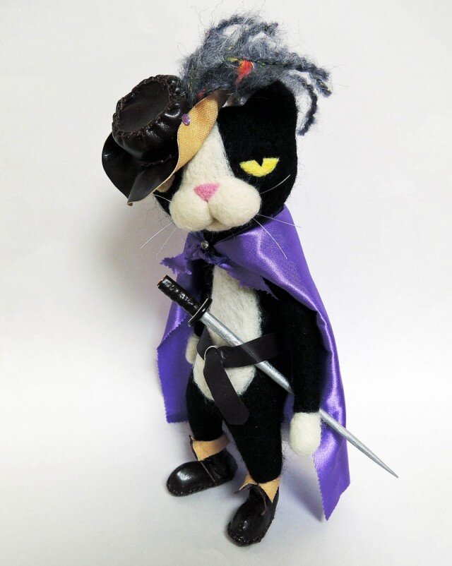【さおさお様 受注作品 長靴を履いた豆之助】の画像1枚目