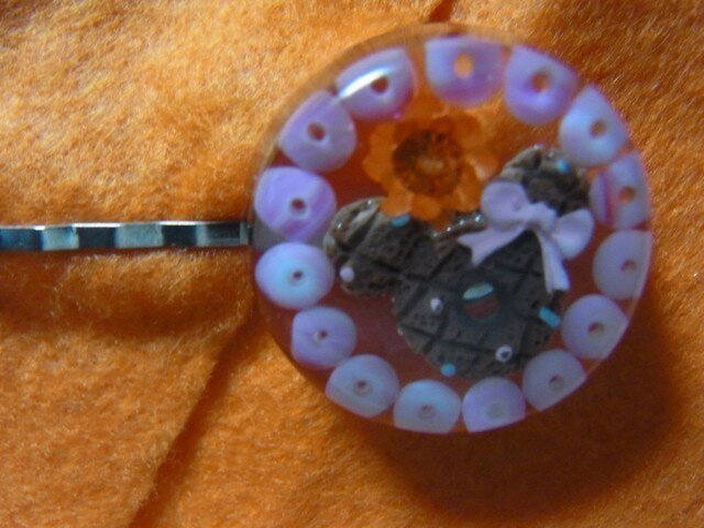 可愛いヘアピン２本セット Iichi ハンドメイド クラフト作品 手仕事品の通販