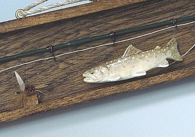 ミニチュア フライロッド＆岩魚 | iichi 日々の暮らしを心地よく